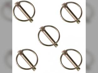 Lynch Pin 7/16" x 1-1/2" x 1-3/4" With Chain 5 Pack