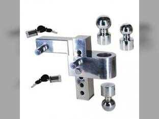 Trailer Hitch Aluma-Tow 3 Ball Hitch 1-7/8" 2" and 2-5/16" 6-7/8" Drop or Rise