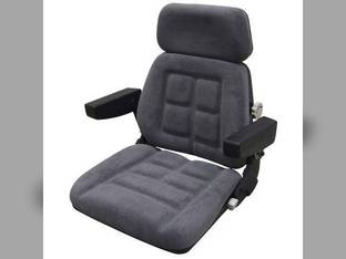 Seat Assembly Fabric Gray Case IH 8910 9130 7130 9210 7210 7140 7230 7120 9190 9230 7110 9150 9110 9380 8940 9170 9240 9390 9350 9310 8930 9370 9280 9180 7240 7220 9330 9260 7150 9270 8920 9250