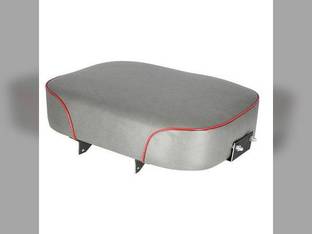 Seat Cushion Vinyl Gray with Red Trim Massey Ferguson 90 Super 90 95 1019806M91