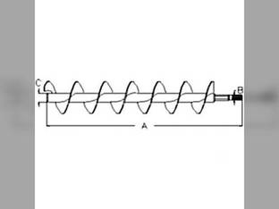Used Auger - Unloading fits John Deere 9660 STS 9760 STS 9770 STS 9560 SH 9750 STS AH169061