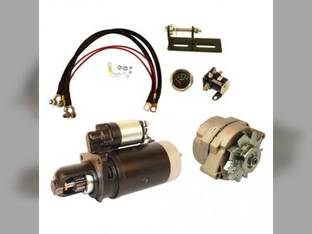 Alternator & Starter (Delco style) Conversion Kit - 24V to 12V Compatible with John Deere 3010 4020 4010 3020