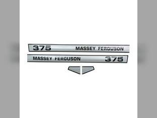375 Hood Decal Set Vinyl fits Massey Ferguson 375 3900321M92