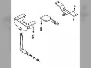 Schwartz Heavy Duty Wide Front End with Hubs Compatible with International 544 656 460