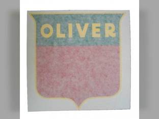 Tractor Decal Shield 8" Red Vinyl Oliver 1755 Super 77 1850 70 1650 1555 880 770 Super 55 1655 550 Super 44 60 99 2150 1800 1955 1600 77 66 660 1855 Super 88 1900 Super 66 88 1750 440 1950 1550 2050