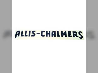 Decal Blue w/Long A&S Mylar Allis Chalmers IB D15 5050 D17 175 7020 B 185 D12 WC RC D21 160 WD 170 7045 D10 5030 WD45 D19 180 200 190 D14 7050 220 5040 CA WF 7010 C 210 G