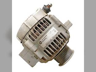 Used Alternator - Denso Style (12195) fits John Deere 7600 7610 7700 7710 7800 7810 8100 8110 8200 8210 8300 8310 8400 8410 9100 9200 9300 9400 RE46608 fits Delco Remy 10459517 fits Denso 100211-6420