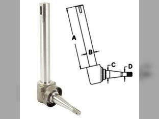 Spindle - Left Hand fits Massey Ferguson 240 241 253 263 1694234M91
