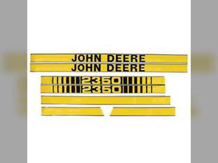Tractor Decal Set Hood 2350 Yellow fits John Deere 2350 JD407
