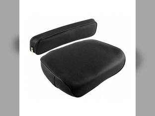 Cushion Set Black Vinyl Strapped Style fits Massey Ferguson TE20 TEA20 TO20 TO30 TO35 20 30 31 35 40 50 65 85 88 150 165 205 230 235 240 245 250 265 283 2135 2200 3165 fits Allis Chalmers fits Oliver
