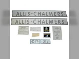 D17 Decal Set Diesel Vinyl fits Allis Chalmers D17