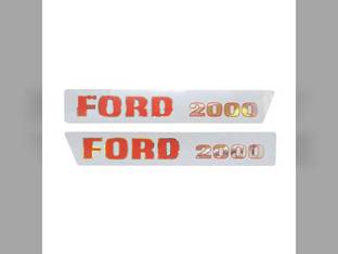 2000 Hood Decal Set (1965 - 3/68) fits Ford 2000