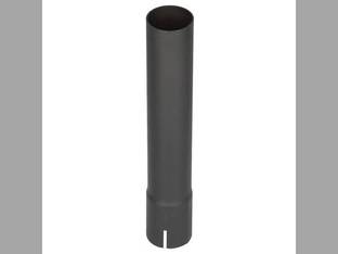 Exhaust Stack - 2" x 12" Straight Black International A Super A C Super C B