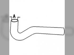 Radiator Hose - Lower Minneapolis Moline M670 G900 M670 Super 10A27664