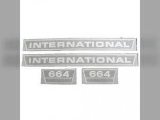 664 Decal Set Hoods and Model Numbers Vinyl fits International 664