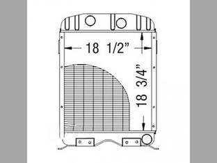 Radiator fits Ford Major Power Major E1ADKN8005E
