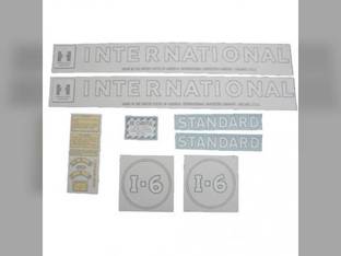 Decal Set I-6 Standard Vinyl fits International I6