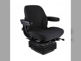 Sears Mid Back Seat Assembly - Air Suspension Cloth Asphalt Gray fits International Hydro 186 786 886 986 1086 1486 1586 3088 3388 3488 3588 3688 3788 5088 5288 5488 6388 6588 6788 7288 7488