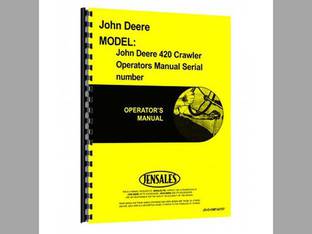 Operator's Manual fits John Deere 420 420