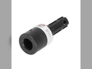 PTO Adapter Set Screw 1-3/8" 21 Spline Female 1-3/8" 6 Spline Male 125 HP