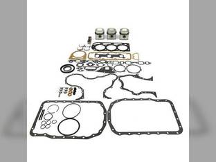 Engine Rebuild Kit - Less Bearings - Standard Pistons Ford 4190 535 201 550 4600 4100 4610SU 555 4340 4140 BSG333 4000 515 4110 530A 4500 4610 4330 4400 545 4200 531 4410