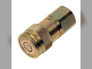 Hydraulic Quick Coupler Parker Female 1/2" Flat Face 3675 PSI Thomas T255 T320 T105 T205 T153 T137 T250 T175