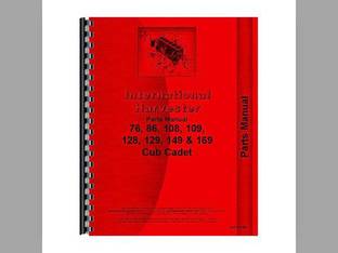 Parts Manual fits Cub Cadet 86 108 128