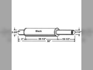 Muffler fits Allis Chalmers 190 70250632