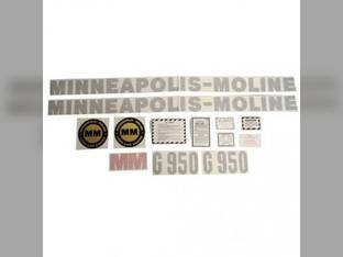 Tractor Decal Set G1050 Vinyl Minneapolis Moline G1050