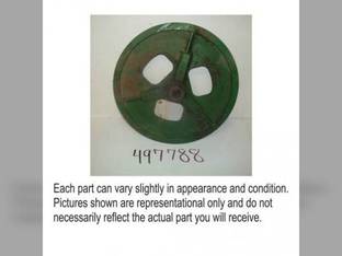 Used Pulley - Seperator Fan Drive John Deere 9660 9600 9500 9410 9610 9650 CTS 9510 9400 9550 9560 9450 AH146463