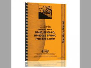 Operator's Manual - L235F L235DT L275F L275DT Kubota BF400 BF400 BF400 BF400 L235 L235 L235 L235 L235 L235 L235 L235 L235 L275 L275 L275 L275