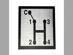 Decal Transmission Shift Pattern fits Yanmar YM2210 YM2610 YM2620 YM2820 YM3110 YM3220 YM3810 YM4220 YM2210 194310-27900
