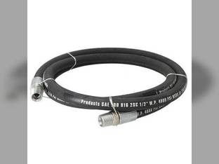 Hydraulic Hose 96" x 1/2" 1/2" NPT Solid Male Fittings 407441R1 45A596 45A5962 81C96 82C96 8NP96 H412M96 H41-2M-96 H422M96 H42-2M-96 TY3014 TY3035