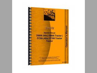 Operator's Manual fits Deutz D6806 D7206