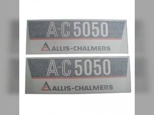 5050 Decal Set Side Panels Only Vinyl fits Allis Chalmers 5050