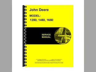 Service Manual fits John Deere 1250 1450 1650 1650