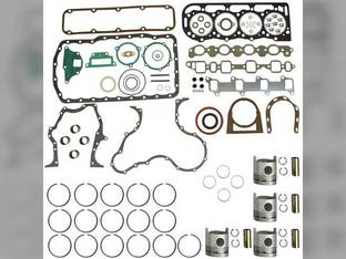 Engine Rebuild Kit - Less Bearings - .040" Oversize Pistons BSD442 256 Ford 5100 5000 6500 5900 6700 5500 650 5200 5610 5550 5190 6600 655 5600 5340 655A New Holland 1495 912 1112 1100 909 910 907