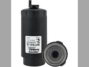 Filter - Fuel / Water Separator with Drain Secondary BF7951 D Iveco 504107584 Compatible with Massey Ferguson New Holland AGCO Case IH MXM140 Challenger Gleaner Valtra John Deere 270 Hesston Iveco