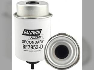 Filter Secondary Fuel/Water Separator Element with Removable Drain BF7952 D John Deere 6130 5101 5101 6130D 6110D 6140D 6115D 5083 5083 6125J 6100D 6125D 5093 5093 5425 5425 RE522868