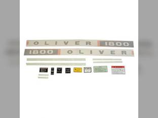 Tractor Decal Set 1800 Diesel Series B & C Vinyl Oliver 1800