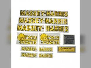 Tractor Decal Set Challener Colt Mustang Pacemaker & Pony 4 Wheel Drive Mylar Massey Harris Challenger 201 744 82 202 20 81 Pony Pacemaker 30 333 50 22 101 203 745 444 44 102 Colt 33 555 55 Mustang