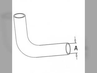 Radiator Hose Without Spigot - Upper Ford 3230 4630 3430 3930 F0NN8260AA