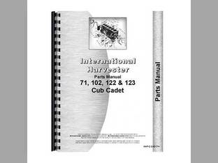 Parts Manual fits Cub Cadet 71 102 122