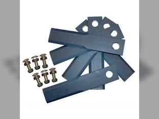 Straw Chopper Blade Kit Double Bevel fits John Deere 7720 7721 8820 9400 9600 9500 AH171588