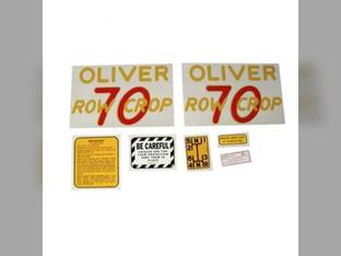 70 Row Crop Decal Set Mylar fits Oliver 70