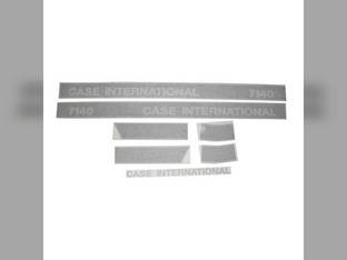 Hood/Cab Stripe Decal Set - Vinyl fits Case IH 7140