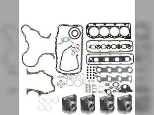 Engine Rebuild Kit - Less Bearings - .030" Oversize Pistons 304T Genesis Turbo Diesel Ford 7740 304T New Holland 7010 7610S