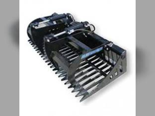 Blue Diamond - Skid Steer Rock Bucket Grapple 72" Width