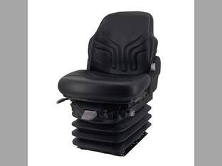 Seat Assembly - Grammer MSG95/731 Mid-Back Air Suspension 12V Vinyl fits John Deere 244J 244K 304J 304K 344G 344J 344K 444H 544E 544G 544H 624H 644E 644G 644H 744H fits Kubota R5615-39002 R5615-39000