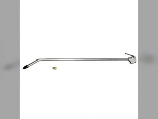 Milton Air Tool Blo Gun - Lever Style 2' Extension w/ Safety Rubber Tip 1/4" NPT